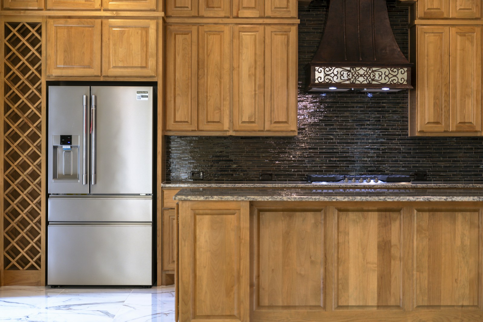 Thermador wine cooler with dual temperature zones